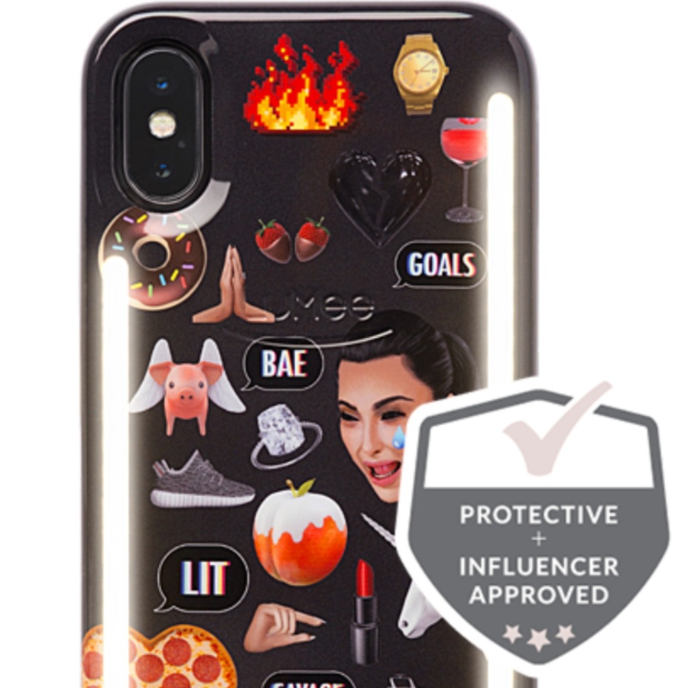 Kimoji Lumee Black Collage Case